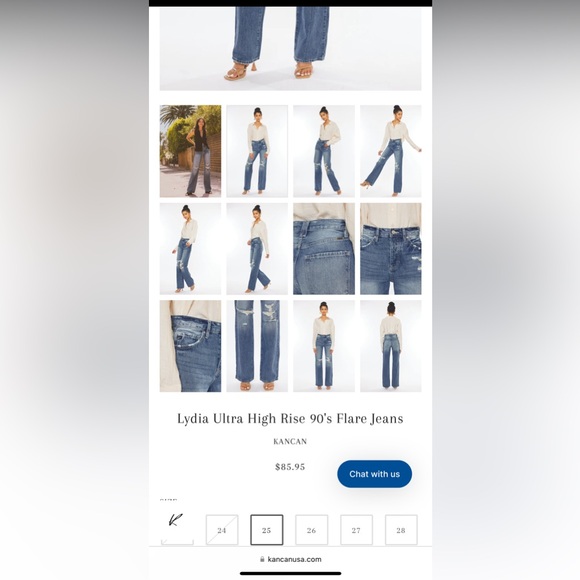 Women's KanCan 90s flare jeans! - Picture 8 of 8